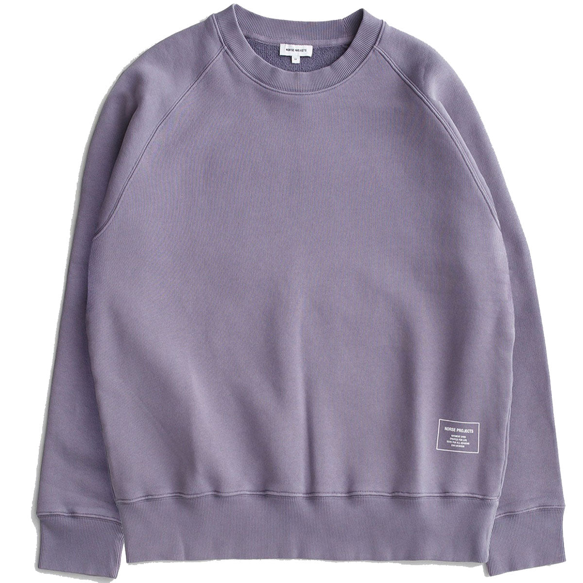Norse Projects Marten Relaxed Organic Raglan Dusk Purple