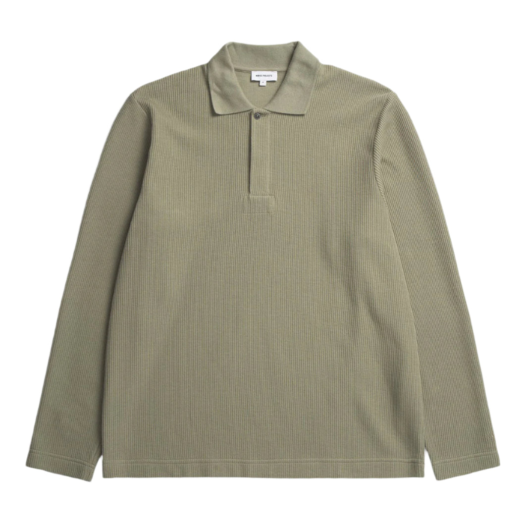 Norse Projects Ruben Double Face LS Polo Clay