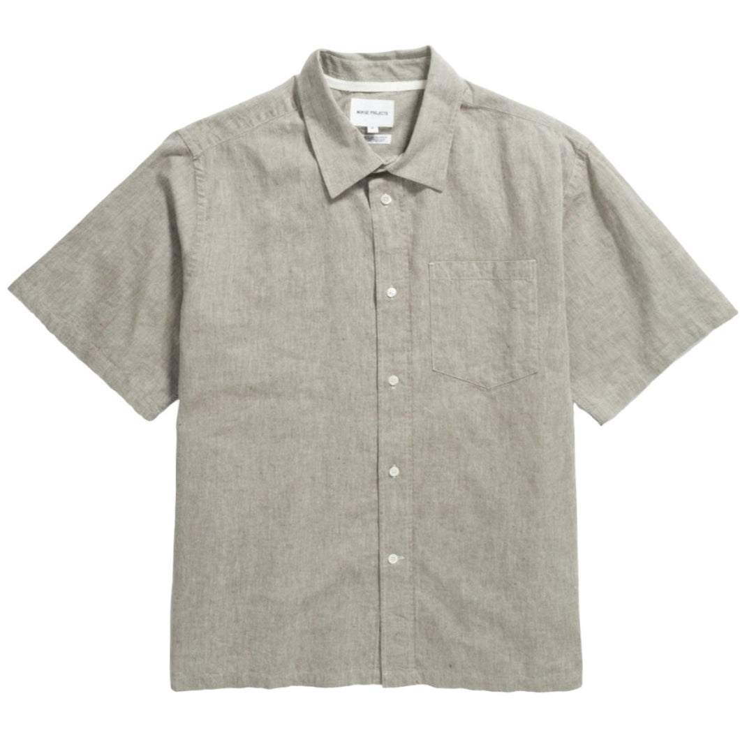 Norse Projects Ivan Relaxed Cotton Linen Ivy Green