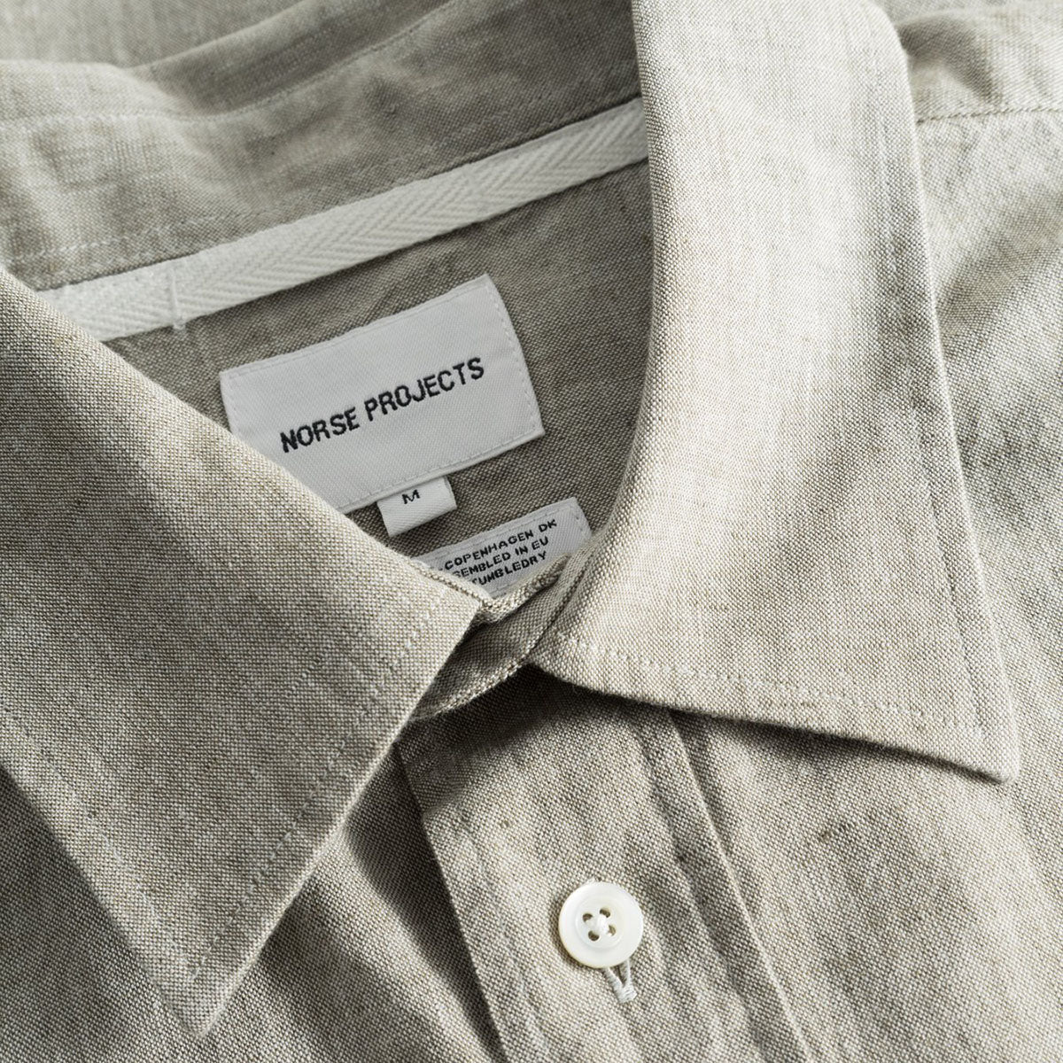 Norse Projects Ivan Relaxed Cotton Linen Ivy Green