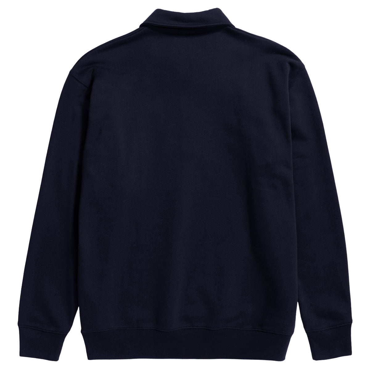 Norse Projects Ketel Relaxed Organic NORSE Logo Half Zip Dark Navy