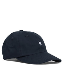Load image into Gallery viewer, Norse Projects Twill Sports Cap Dark Navy
