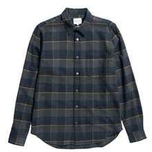 Load image into Gallery viewer, Norse Projects Osvald Flannel Check Shirt Dark Navy
