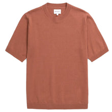 Load image into Gallery viewer, Norse Projects Leif Cotton Linen T Shirt Red Clay

