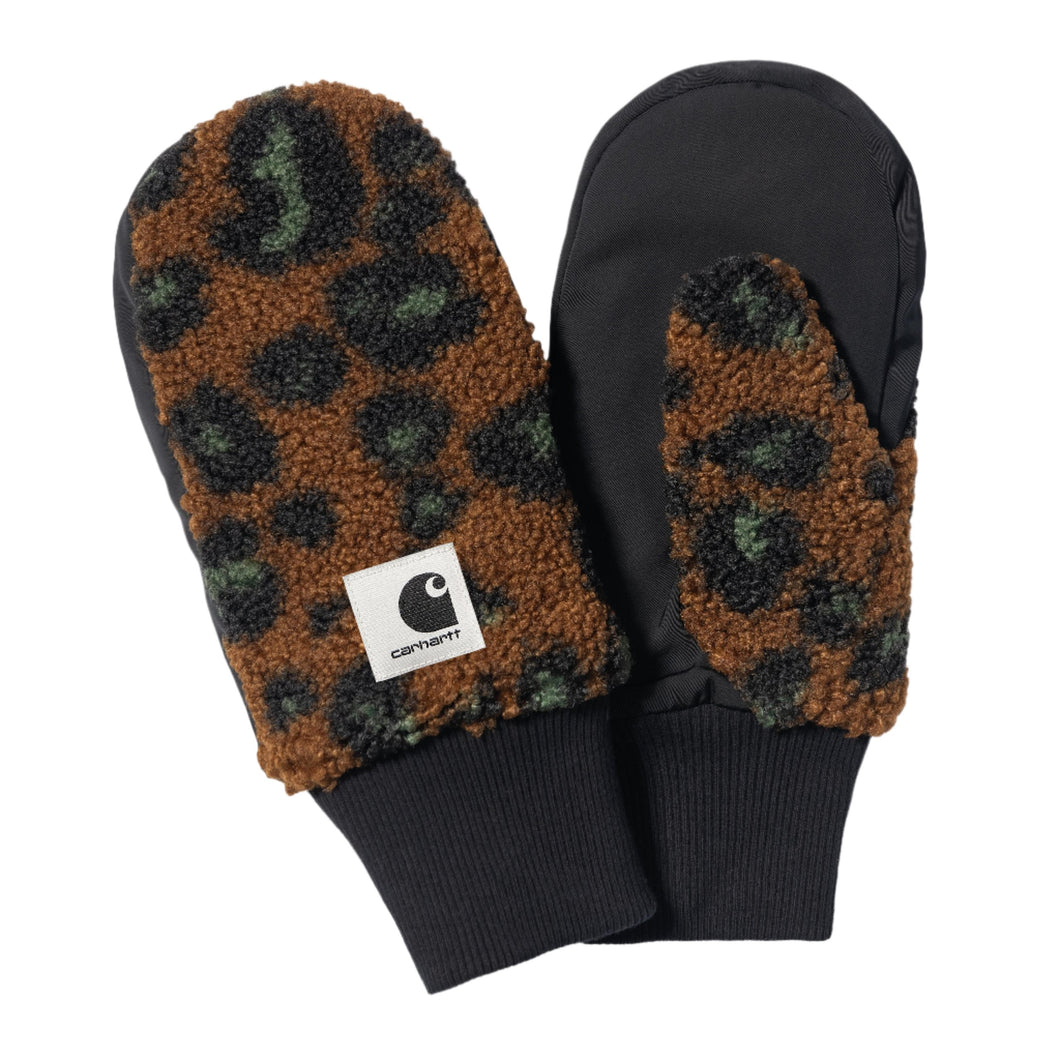 Carhartt WIP Orla Mitten Camo Leo Jacquard, Tamarind