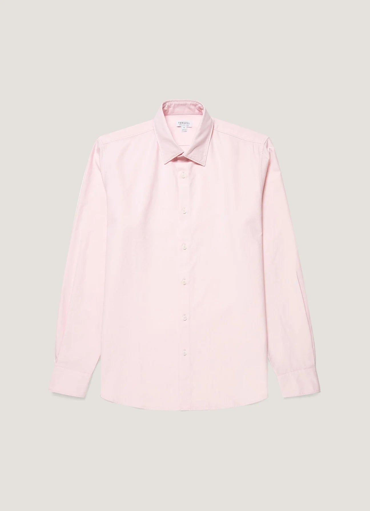 Sunspel Oxford Shirt Light Pink