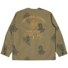 Load image into Gallery viewer, Universal Works V N Chore Jacket Flower Twill Olive
