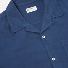 Load image into Gallery viewer, Universal Works Hemp Camp Shirt Washed Navy
