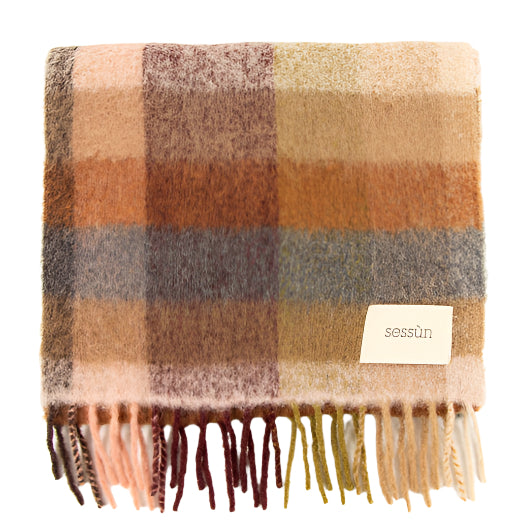 Sessun Lucio Scarf Lila Navyrust