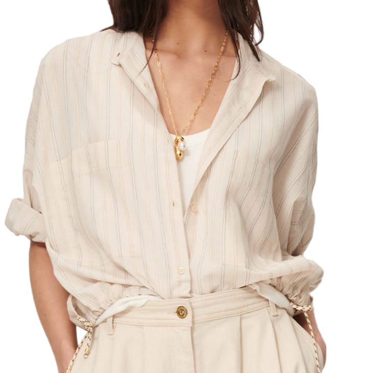 Sessun Cadaques Blouse Milkyblack