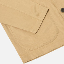 Load image into Gallery viewer, Universal Works Linen Cotton Field Jacket  Sand
