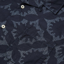 Load image into Gallery viewer, Universal Works Road Shirt Sun Print Navy
