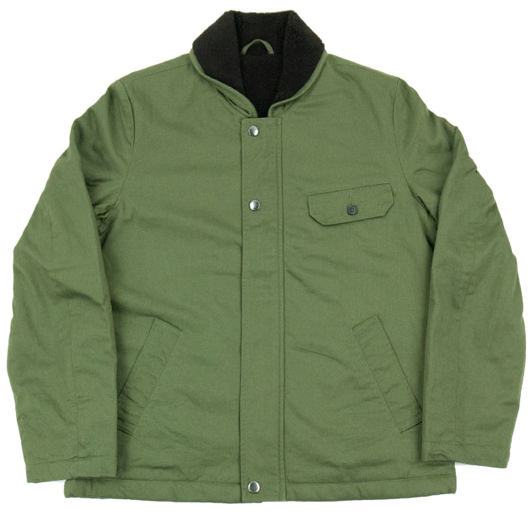Universal Works Twill/Sherpa Reversible N1 Jacket Light Olive