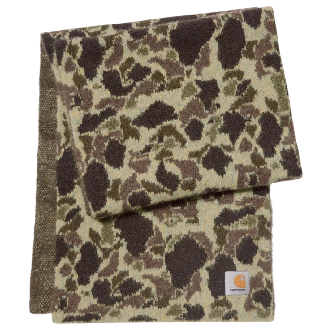 Carhartt WIP Palmer Scarf Camo Duck Jacquard Green