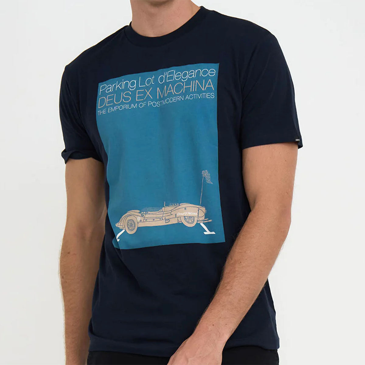 Deus Ex Machina Parking Lot T-Shirt Navy