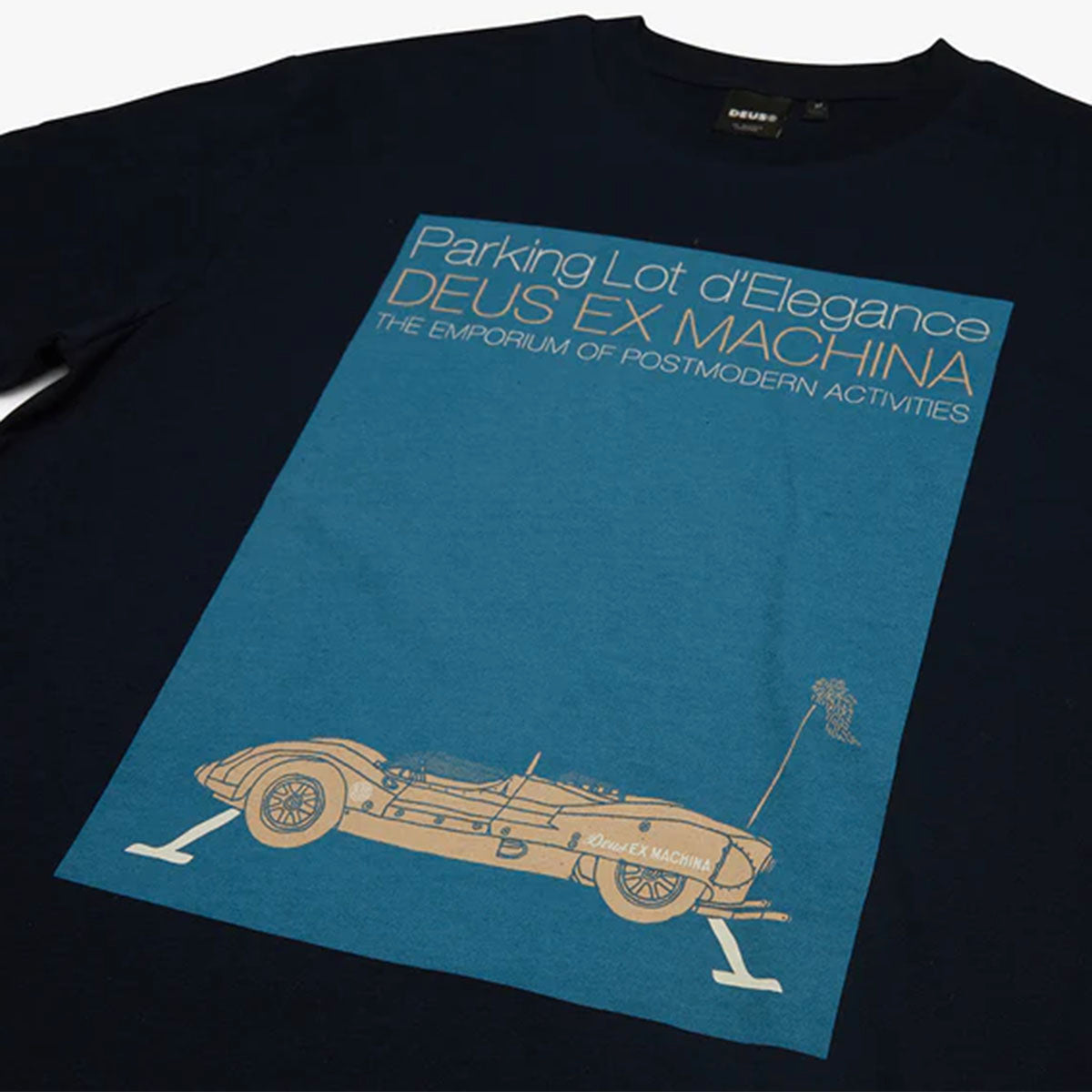 Deus Ex Machina Parking Lot T-Shirt Navy