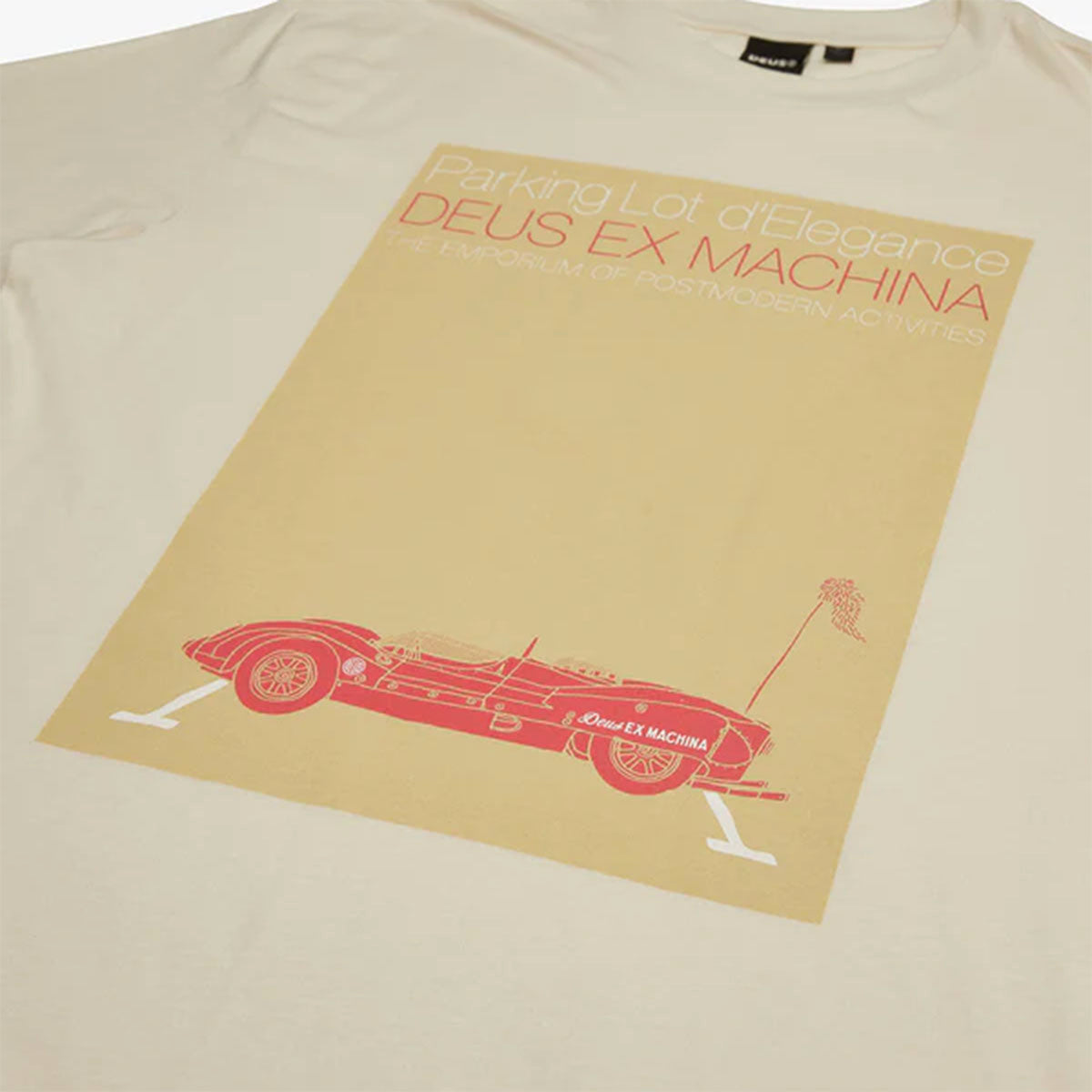 Deus Ex Machina Parking Lot T-Shirt Vintage White
