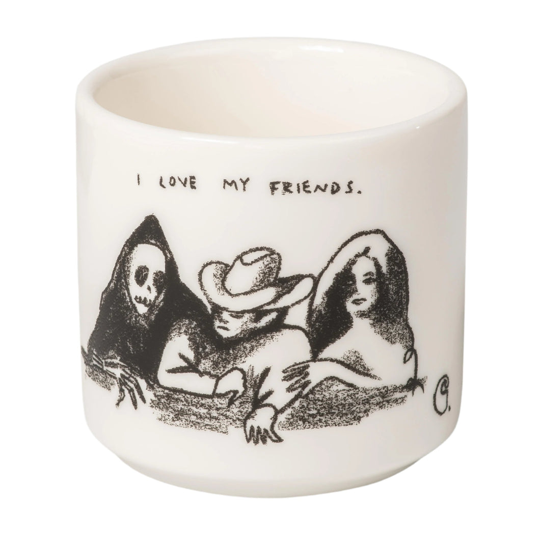 Carhartt WIP Pepe Friends Mug Porcelain White / Black