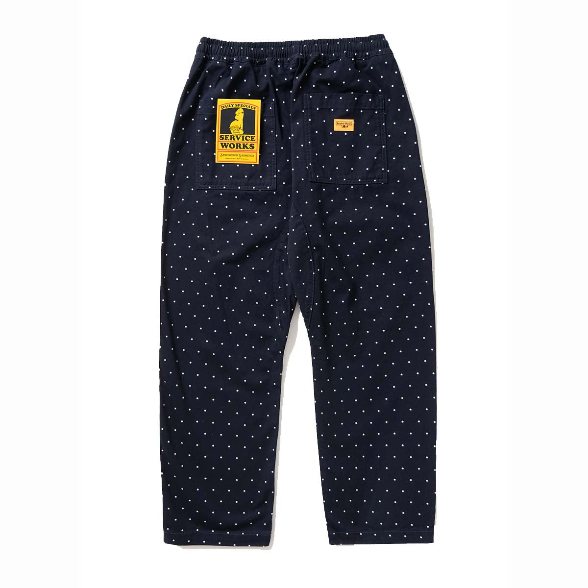 Service Works Polka Dot Chef Pants Navy