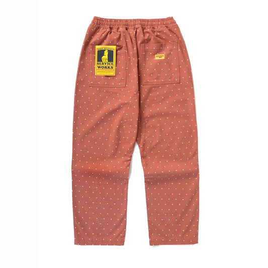 Service Works Polka Dot Chef Pants Clay