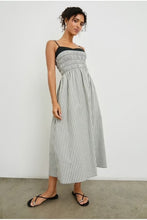 Load image into Gallery viewer, Rails Primrose Dress Ivory Jet Gingham
