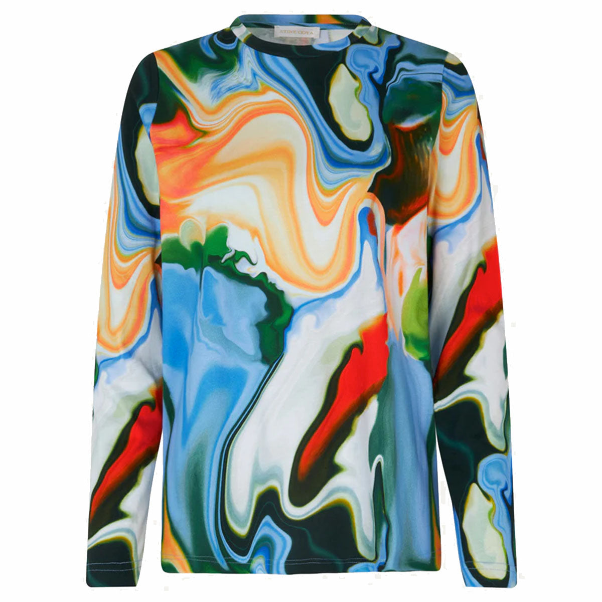 Stine Goya Roxanne Blouse Distorted Liquid
