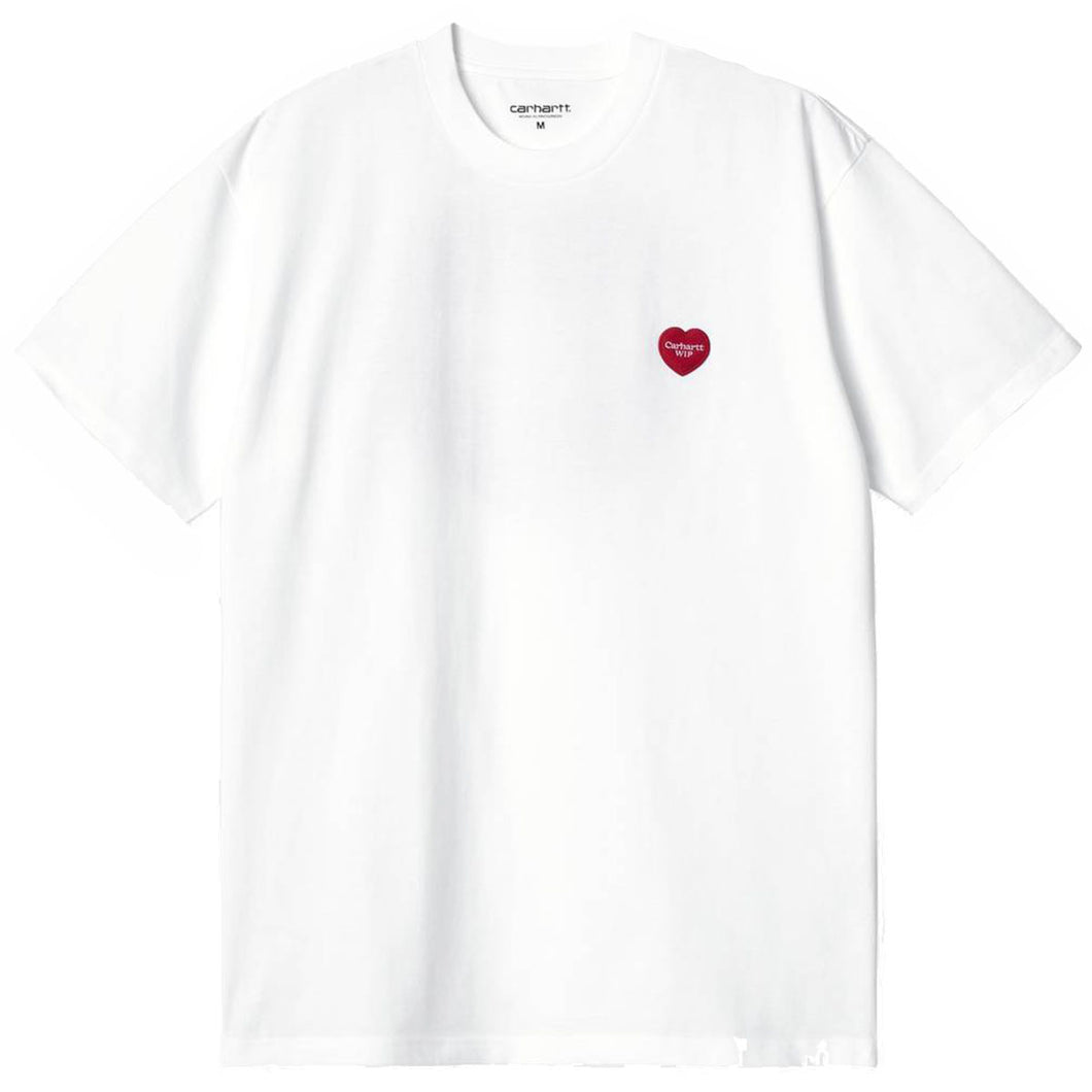 Carhartt WIP S/S Double Heart T-Shirt White