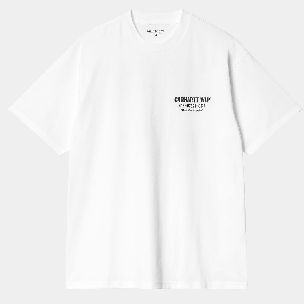 Carhartt WIP S/S Less Troubles T-Shirt White / Black