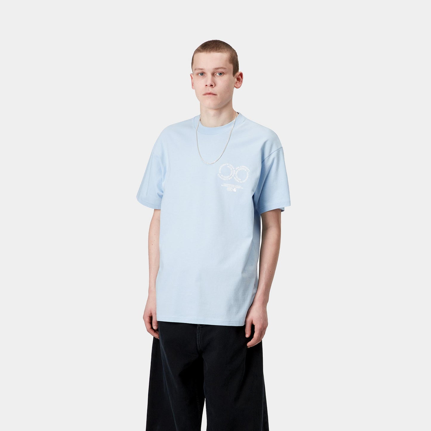 Carhartt WIP S/S Rotation T-Shirt  Air Sky / White