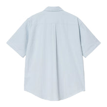 Load image into Gallery viewer, Carhartt WIP S/S Toland Shirt Stripe Blue Fog
