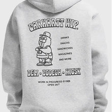 Load image into Gallery viewer, Carhartt WIP Hooded Sandwich Sweat Ash Heather / Blue
