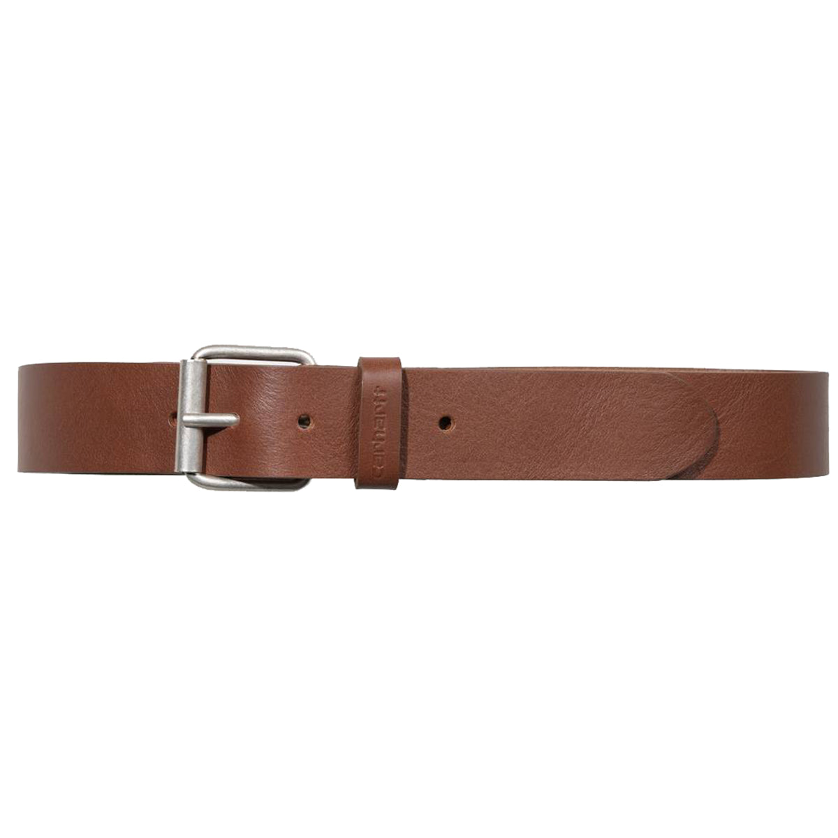 Carhartt WIP Script Belt Leather Cognac / Silver