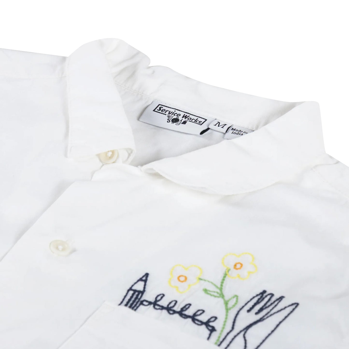 Service Works  Necessities SS Shirt Off White