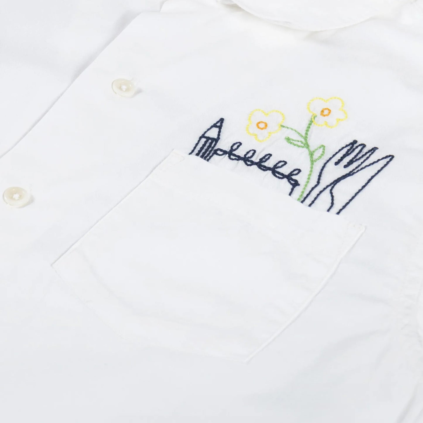 Service Works  Necessities SS Shirt Off White