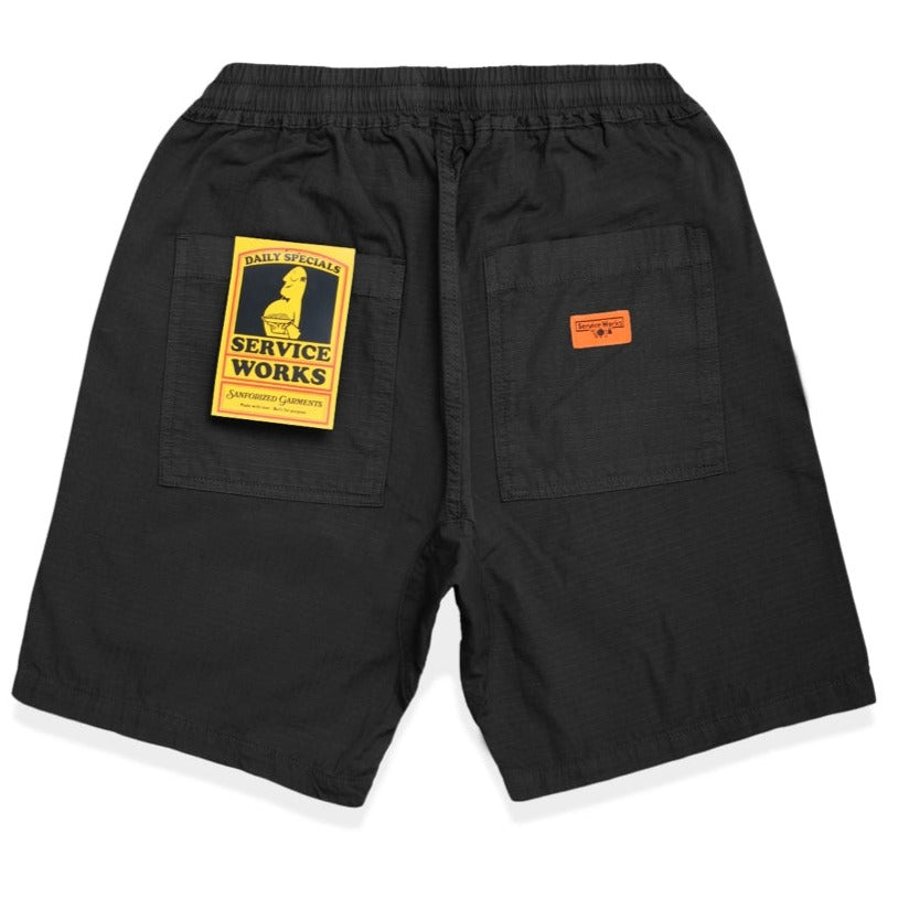 Service Works Ripstop Chef Shorts Black