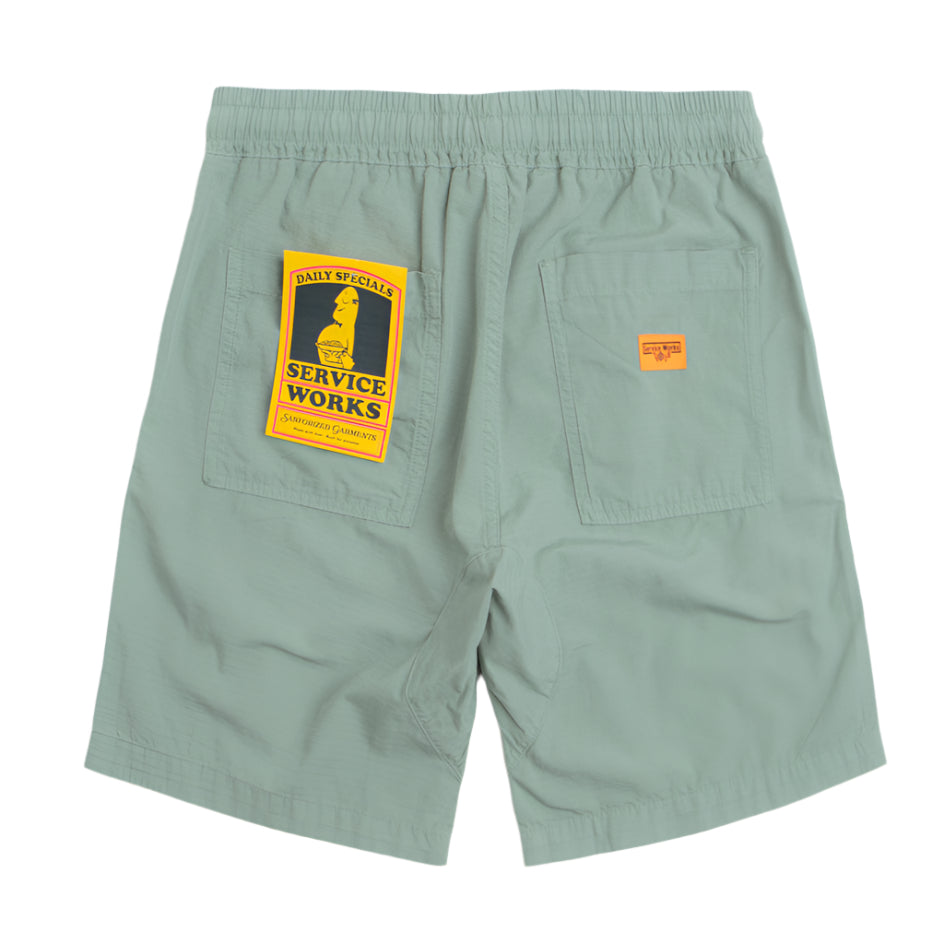 Service Works Ripstop Chef Shorts Sage