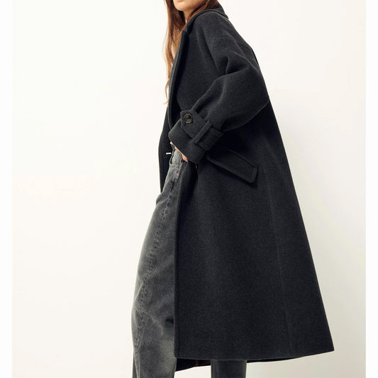 Sessun Mia Long Coat Carbonella