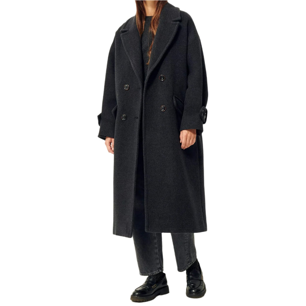 Sessun Mia Long Coat Carbonella