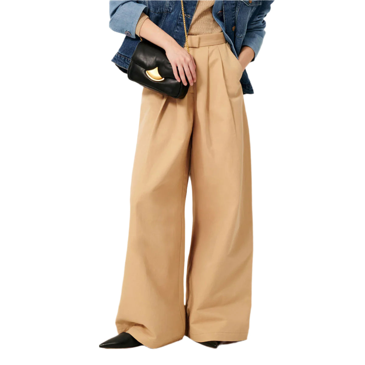 Sessun  Rivera Pleated Large Pant Jonc