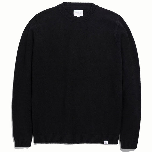 Norse Projects Sigfred Lambswool Black