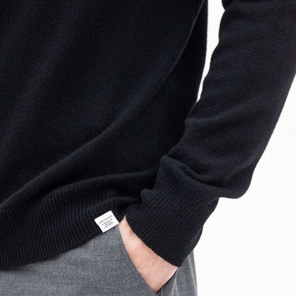 Norse Projects Sigfred Lambswool Black