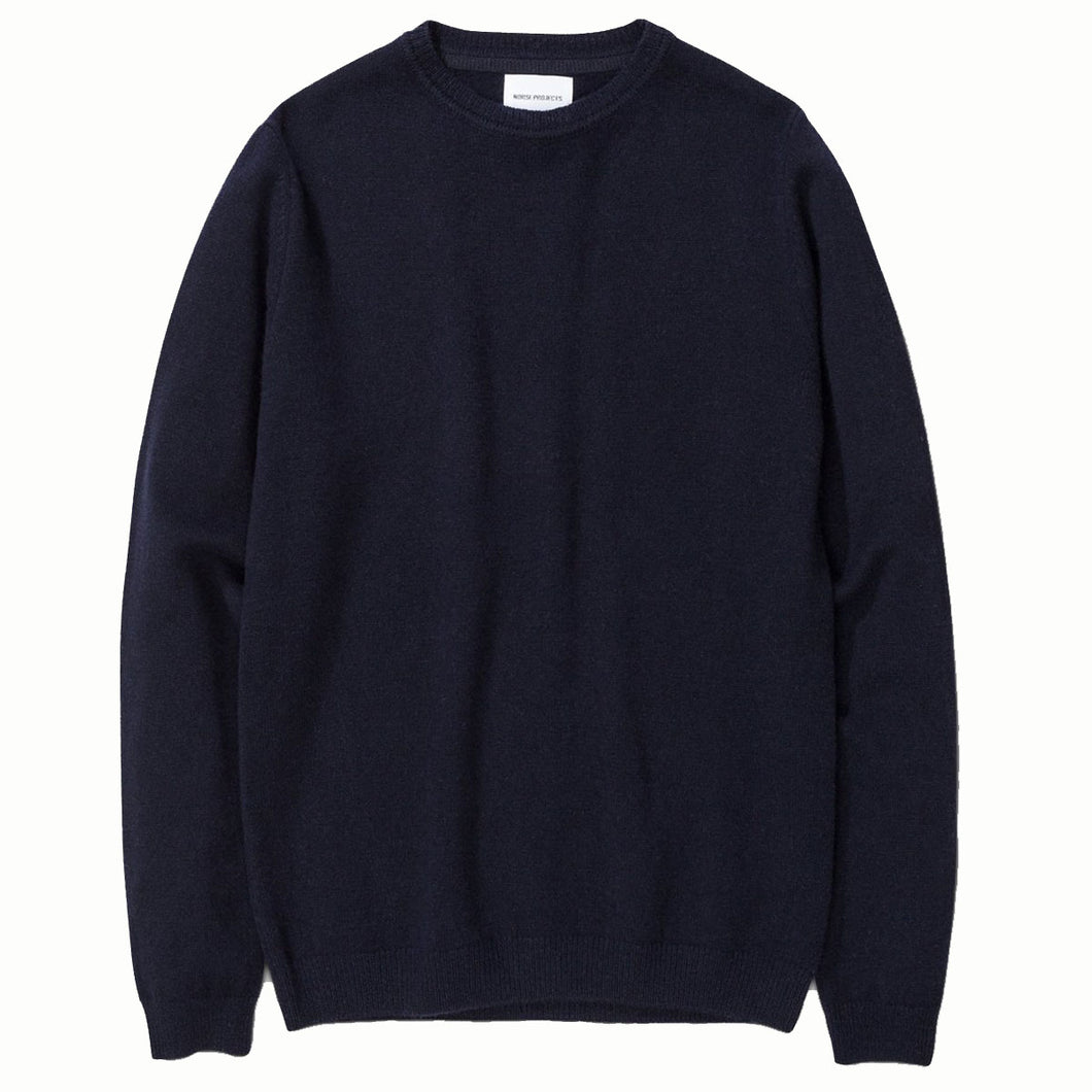 Norse Projects Sigfred Lambswool Dark Navy