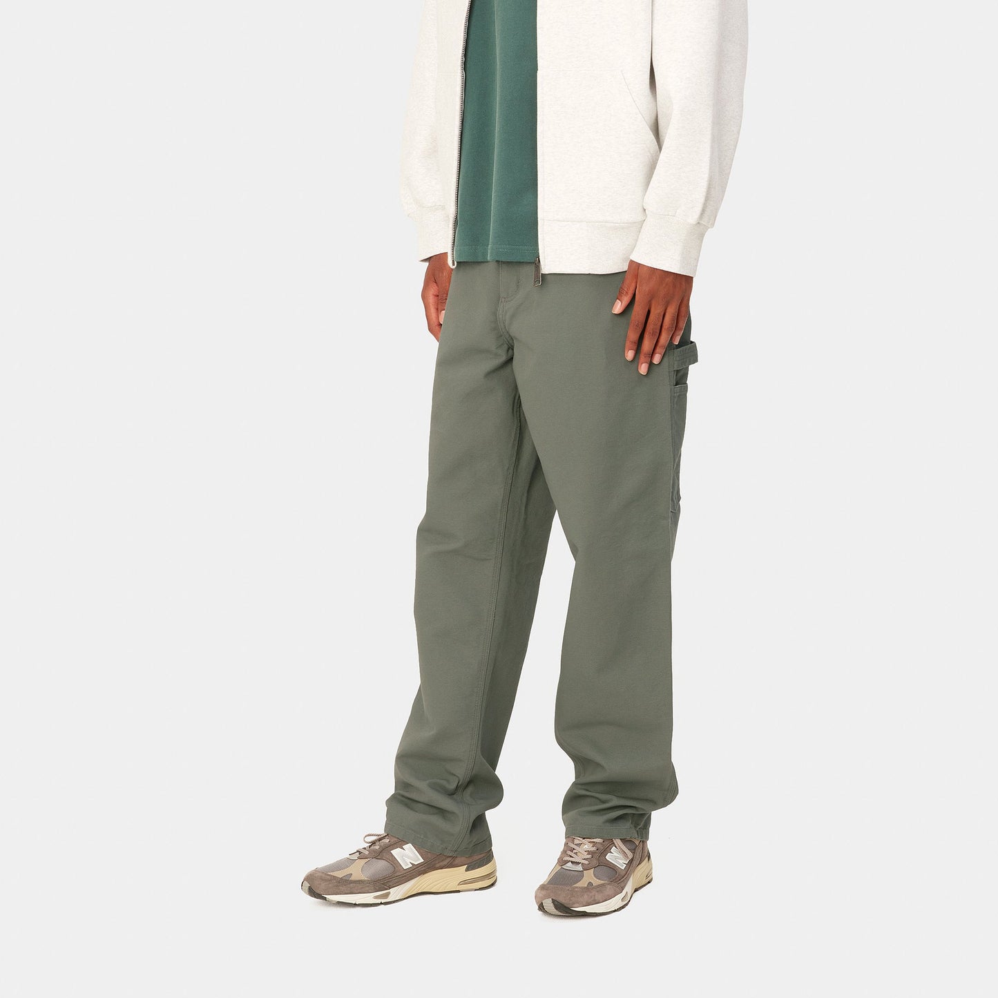 Carhartt WIP Single Knee Pant Smoke Green