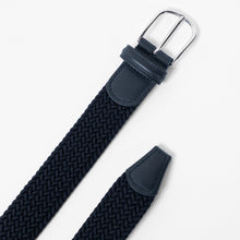 Load image into Gallery viewer, Andersons Classic Elastic Woven Belt Navy
