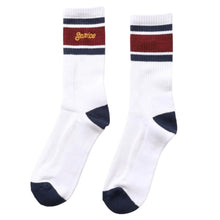 Load image into Gallery viewer, Service Works Logo Ringer Socks White
