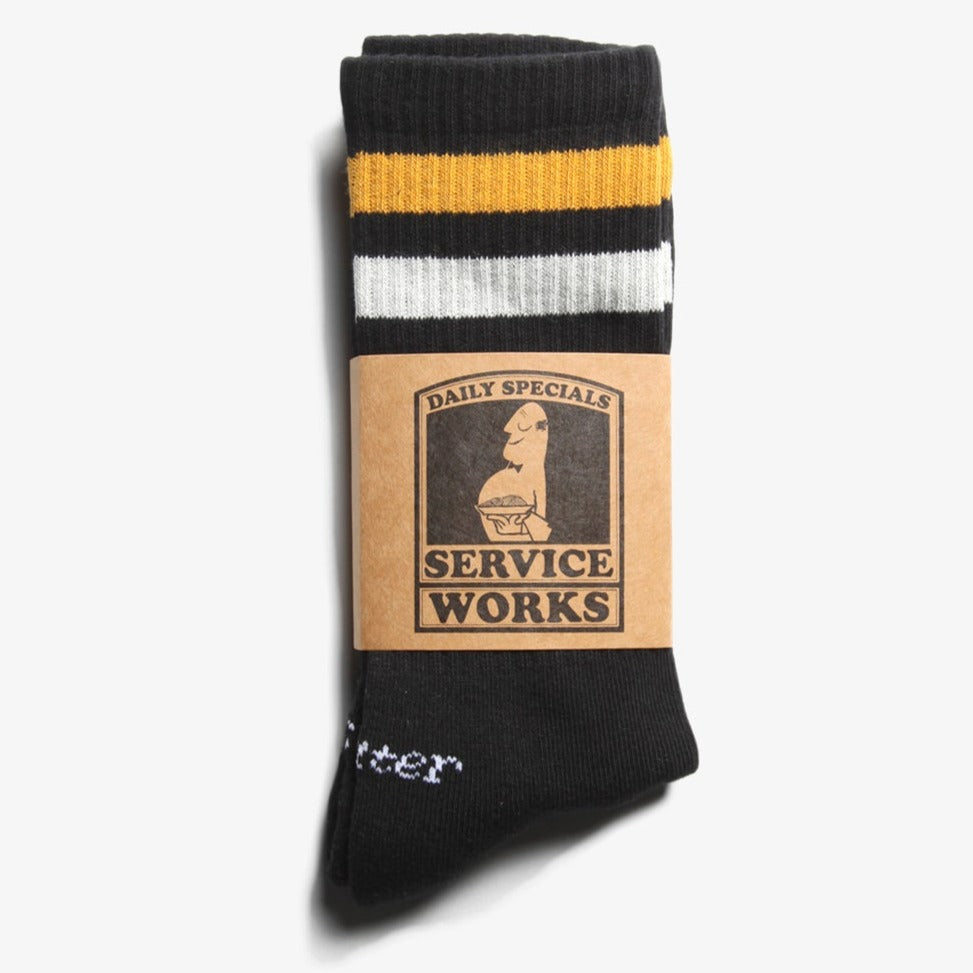 Service Works Pasta Water Socks Black