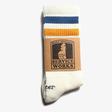 Load image into Gallery viewer, Service Works Pasta Water Socks White
