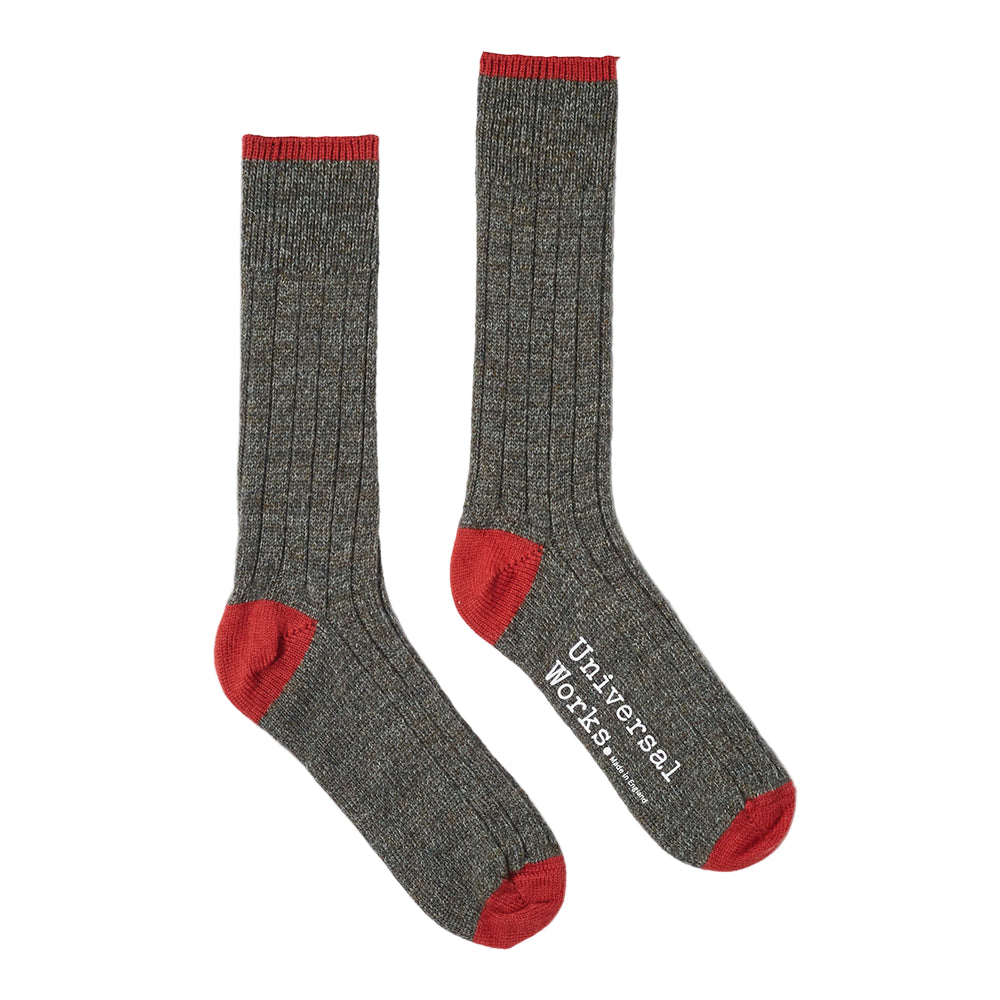Universal Works Wool Hike Sock Derby
