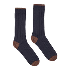 Load image into Gallery viewer, Universal Works Wool Hike Sock Navy
