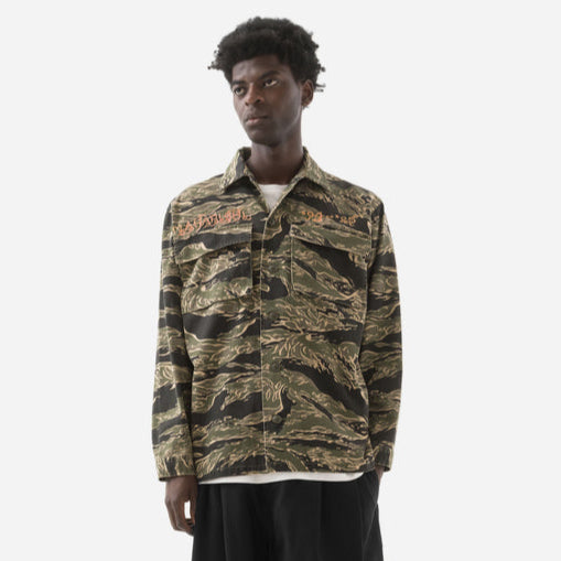 Maharishi Camo Tiger Advisor's  Shirt Mint Gold